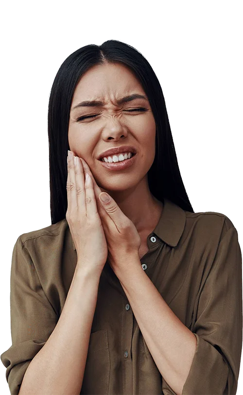 Dr. Tran reviewing a patient case at Peninsula Dentistry