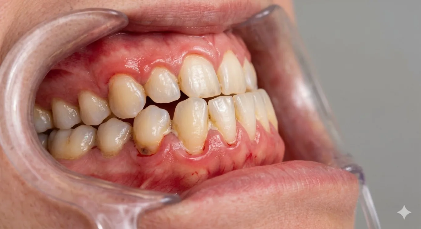 Before Gum Disease Treatment